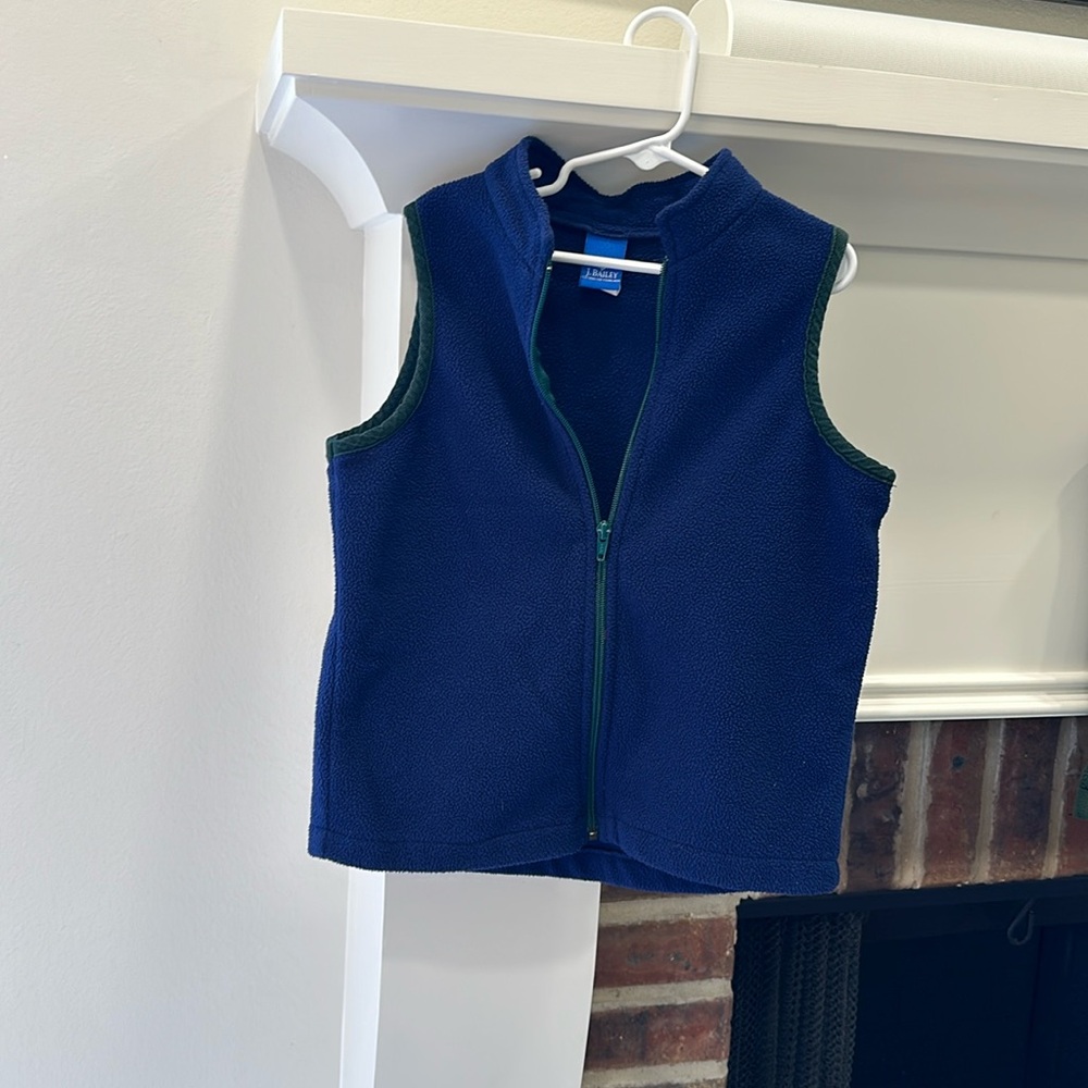 Boys J Bailey fleece vest, size 10